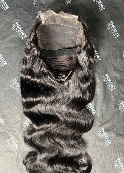 Premium Virgin Natural Black HD Lace Wigs