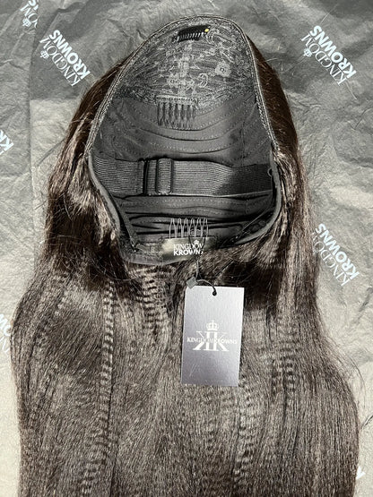 Premium Virgin Natural Black Half Wigs & U-Part Wigs